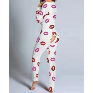 Pyjama Grenouillère Femme Sexy À Motifs