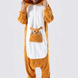Combinaison Pyjama Homme "kangourou"