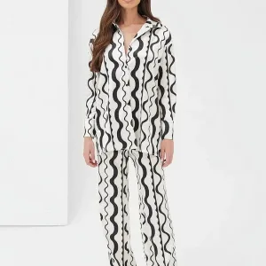 Pyjama En Satin "murmure D'océan"