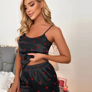 Pyjama En Satin "étreinte De Rêve"