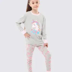 Pyjama Fille "licorne Versicolore"
