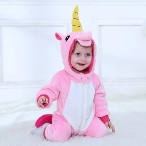 Pyjama Licorne Bébé Rose  Opaline