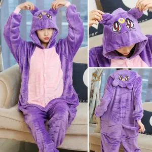 Combinaison Pyjama Chat Violet