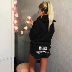 Ensemble Pyjama Chat Noir
