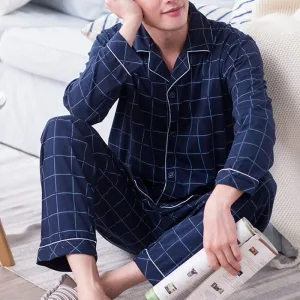 Ensemble Pyjama Homme Bleu