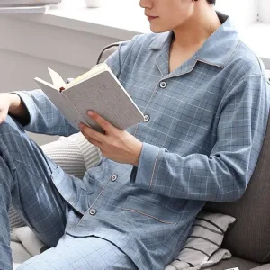 Ensemble Pyjama Homme Bleu Ciel