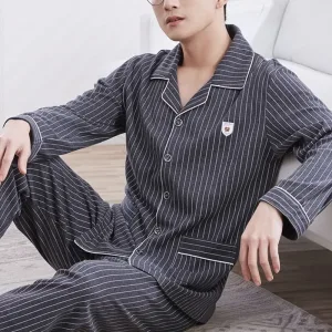 Ensemble Pyjama Homme Gris