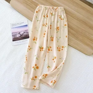 Pantalon Pyjama Été Orange