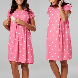 Pyjama Allaitement Rose