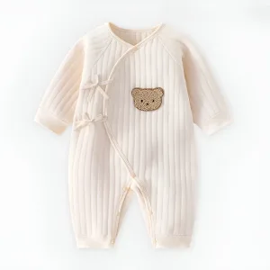 Pyjama Bébé Coton Beige