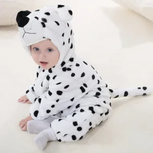 Pyjama Bébé Léopard Blanc