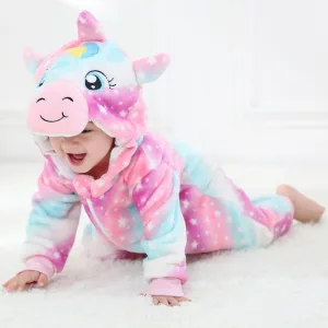Pyjama Bébé Licorne Rose