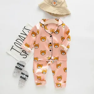Pyjama Bébé Rose Ourson
