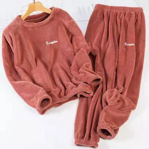 Pyjama Chaud Femme Rouge