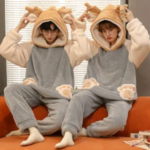 Pyjama Couple Cerf