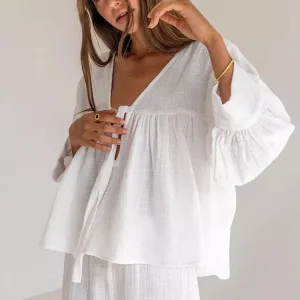 Pyjama En Coton "reflet De Cristal"