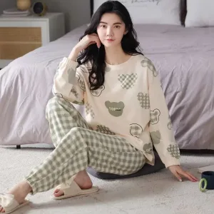 Pyjama Femme Hiver À Carreaux