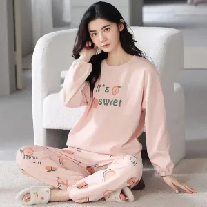 Pyjama Femme Hiver Rose