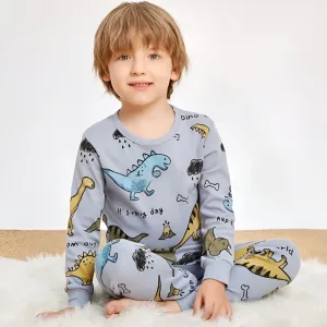 Pyjama Garçon Dino Gris