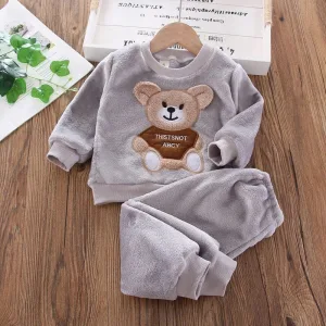 Pyjama Garçon Hiver Gris