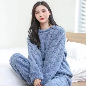 Pyjama Polaire Bleu