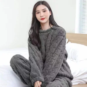 Pyjama Polaire Gris