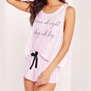 Pyjama Rose Été Femme